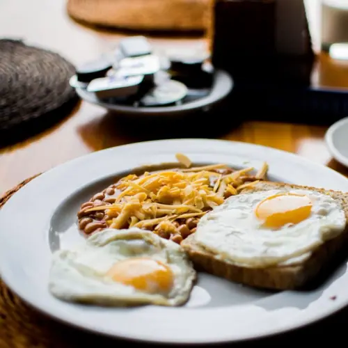 Breakfast at the Babuka food shop