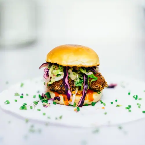 Burgers at the Babuka food shop