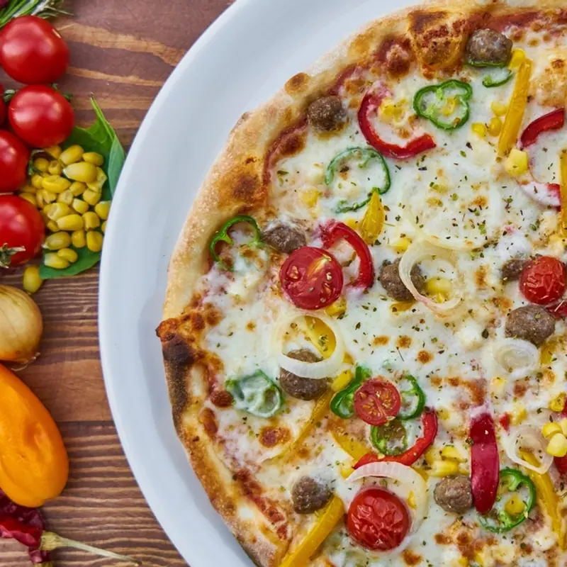 Napoli Garden Pizza from the Babuka food shop